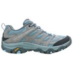 Baskets de randonne - merrell - moab 3 vent w - bleu - femme - respirantes