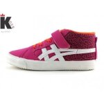 Baskets mi - montantes asics onitsuka tiger farside ps - enfant - rose - asics - fille - lacets - plat ...