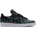 Basket mode adidas originals stan smith w noir - femme - cuir - lacets - plat