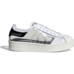 Baskets mode adidas originals superstar bold w - blanc - femme - textile - plat - lacets Baskets mode adidas originals superstar bold w - blanc - femme - textile - plat - lacets