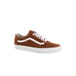 Baskets mode vans old skool 1re1 tortoise shell - marron - homme - lacets - textile - plat
