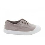 Baskets - victoria - 06627 - beige - mixte - enfant - textile - lacets