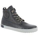 Baskets montantes - blackstone am02 - homme - cuir - marine