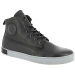 Baskets montantes - blackstone gr06 - homme - cuir - lacets - talon plat