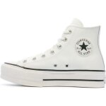 Baskets montantes blanches femme converse ctas lift hi - tige cuir