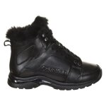Baskets montantes candal en cuir b4n12166 femme - le noir