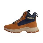 Basket montante cuir caterpillar colorado sneaker - brun - moyen - homme - lacets - plat