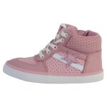 Basket montante cuir clarks city flake - rose