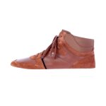 Basket montante cuir geox avola - marron