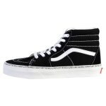 Basket montante - vans - sk8 - hi - cuir - noir blanc - confort exceptionnel - lacets plats