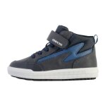 Basket montante enfant geox arzach - marine / avio - scratch / lacets - confort exceptionnel