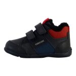 Basket montante  scratch geox elthan - marine / rouge