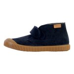 Basket montante enfant - victoria - marine - confortable - scratch - mixte