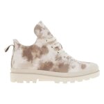 Baskets montantes femme - chattawak - beige - lacets plats