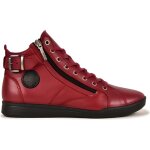 Basket montante femme pataugas palme f4g - rouge sangria / noir - 37 - semelle flex
