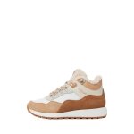 Baskets montantes femme pepe jeans - ref 63728 838 - beige - daim - nubuck
