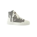 Baskets montantes femme - vanessa wu - valentina - gris - lacets - synth�tique