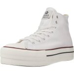 Basket montante femme - victoria - 88818 - lacets - blanc - confort exceptionnel