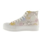 Basket montante  lacets victoria - nude