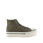 Baskets montantes femme victoria tribu sierra - double faux cuir - kaki - 36