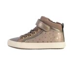 Basket cuir geox kalispera - gris fum