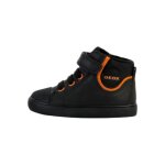 Basket montante geox gisli - noir / dk orange - enfant - scratch Basket montante geox gisli - noir / dk orange - enfant - scratch