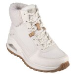 Baskets montantes hivernales skechers - femme - beige - revtement 3m scotchgard