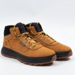 Basket montante homme - timberland - field trekker mid hiker wheat nubuk - marron - daim - nubuck
