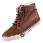 Baskets montantes mustang homme marron - mustang - 4072604 / 307 - fourrées - zip - synthétique - plat ... Baskets montantes mustang homme marron - mustang - 4072604 / 307 - fourrées - zip - synthétique - plat ...