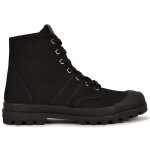 Basket montante pataugas originale femme - noir - lacets - confort exceptionnel