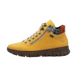 Basket montante - rieker - odeon - cuir - jaune - femme - lacets Basket montante - rieker - odeon - cuir - jaune - femme - lacets
