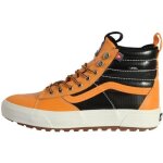Basket montante vans sk8 hi 2. 0 dx - cuir / fibre - orange / abricot noir - homme