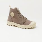 Basket montante zip marron - palladium - femme - synthtique