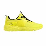 Baskets montero - kappa - homme - jaune - noir