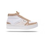 Baskets morrison superstar high - adidas - blanc / doré - cuir - lacets Baskets morrison superstar high - adidas - blanc / doré - cuir - lacets