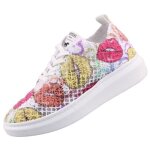 Baskets - mustang - 1468301 / 192 - compens� - femme - blanc