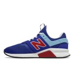 Basket new balance 247 - violet - homme - polyester - lacets