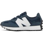 Basket - new balance - 327 (ms327 - cnw) - daim et textile - bleu marine / blanc - mixte