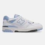 Basket new balance 550 - homme - blanc / bleu - lacets - textile