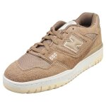 Baskets - new balance - 550 - homme - champignon - daim et textile - lacets