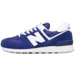 Baskets - new balance - 574 - blanc - homme - lacets - plat