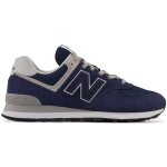 Basket new balance 574 - homme - bleu - textile - lacets