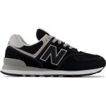 Basket new balance 574 - homme - noir - lacets - textile
