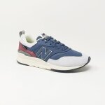 Baskets - new balance - 997 indigo cs - homme - bleu marine - lacets