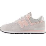 Basket new balance gc574 junior - gris - tige en mesh et en daim