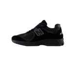 Basket new balance m2002wb - noir - daim - nubuck - lacets