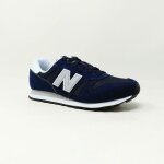 Baskets - new balance - ml373 - marine - femme - lacets - talon plat