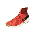 Baskets nike air footscape magista flyknit pour hommes 816560 - rouge - lacets - textile