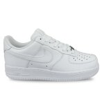 Basket nike air force 1 07 - blanc - cuir - lacets - amorti lger