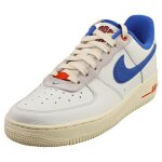 Baskets - nike - air force 1 07 lx - homme - blanc bleu - cuir - lacets